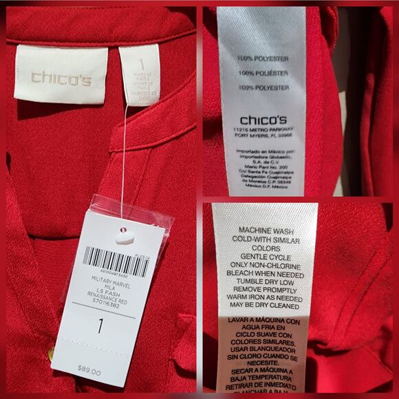 Chico's Blouse Top - Picture 5 of 7